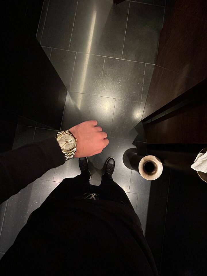 A wristwatch